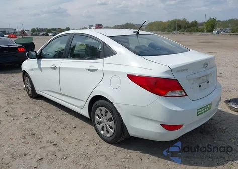 2015 Hyundai Accent Gls z USA, uszkodzony, nr VIN KMHCT4AE9FU919126